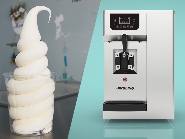 Frostyboy D003 Ice Cream Test: 90g/Serve at 120-Second Output with Gravity Tube Setting 3
